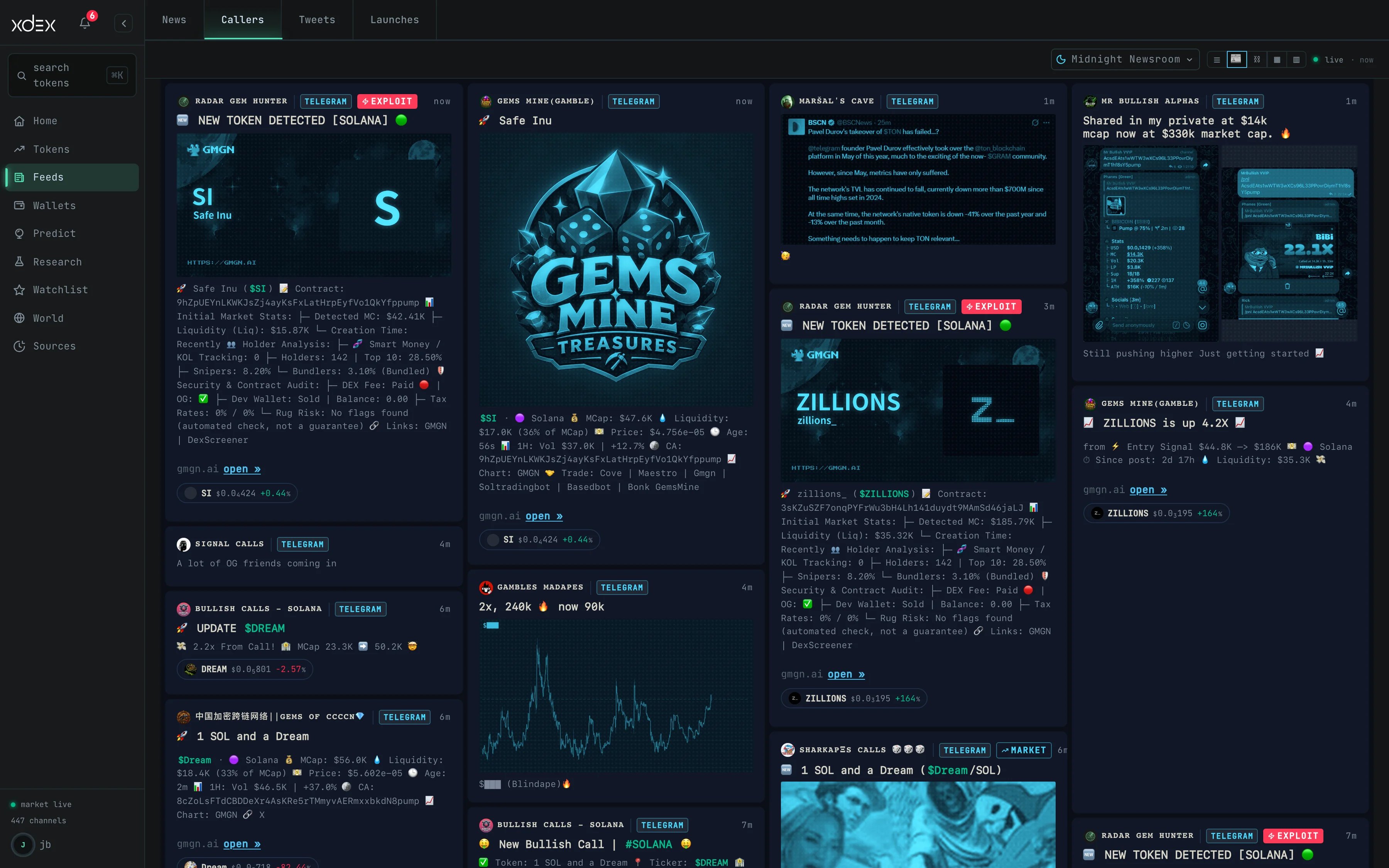 Every call, kept and scored — a screenshot of the room